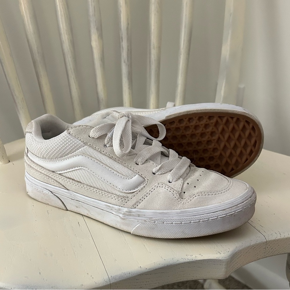 Women's Vans Caldrone Sneaker in White